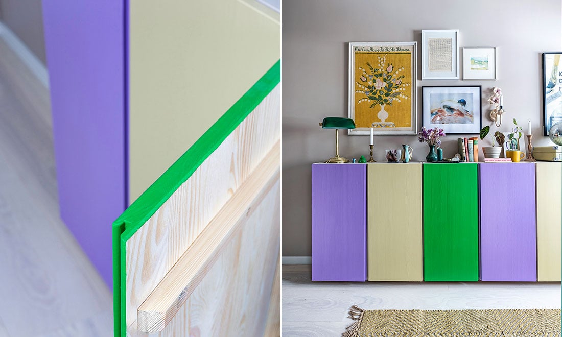 Förvandla Ivar-skåpet med trendiga kulörer – enkla Ikea-hacket
