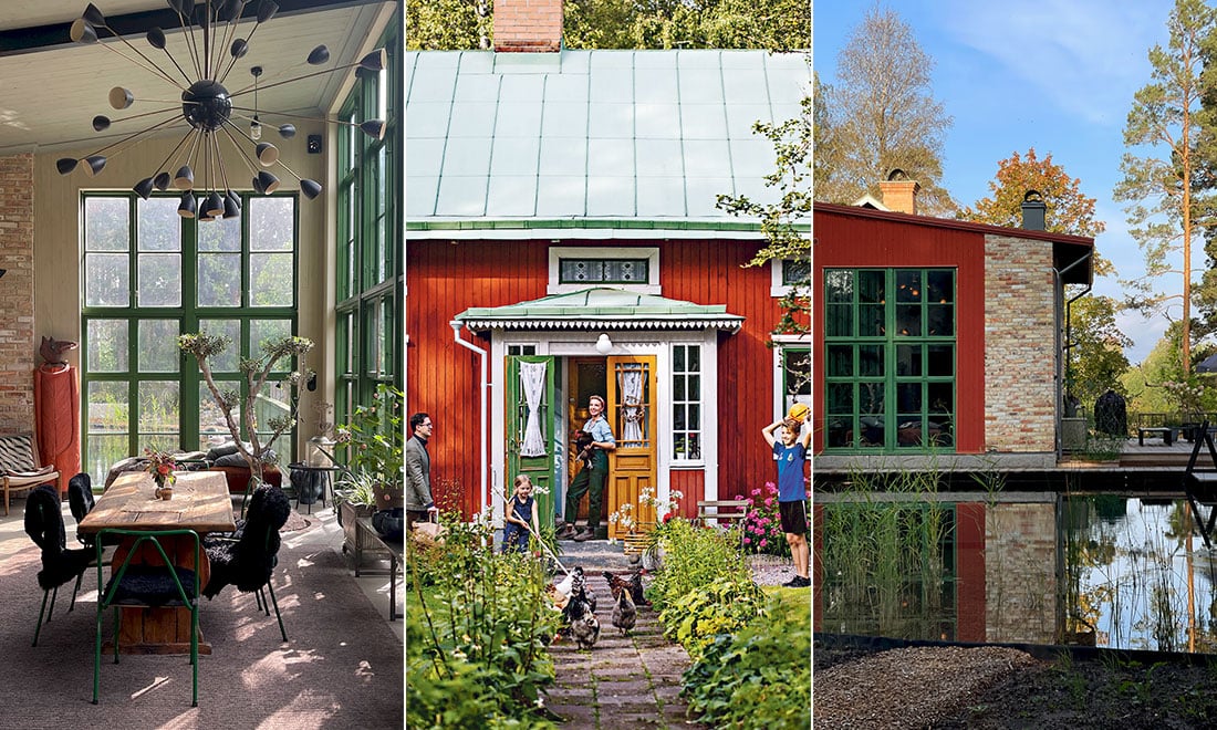 Erika Åberg har renoverat sitt drömhus: ”Här sitter kärleken i väggarna”