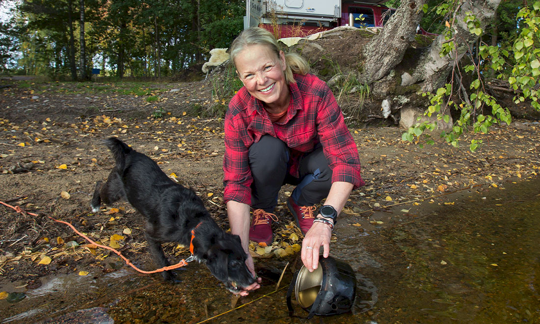 Susanne bodde ett år i tält för att komma närmare naturen: ”Många tyckte jag var knäpp”