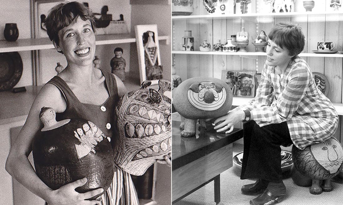 Lisa Larson är keramikern som blev kultfigur: ”Sprudlande, kreativ och helt ostoppbar”