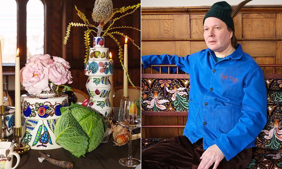 Klaus Haapaniemi står bakom Iittala-servisen ”Taika Sato”: ”Jag ville göra något vågat”