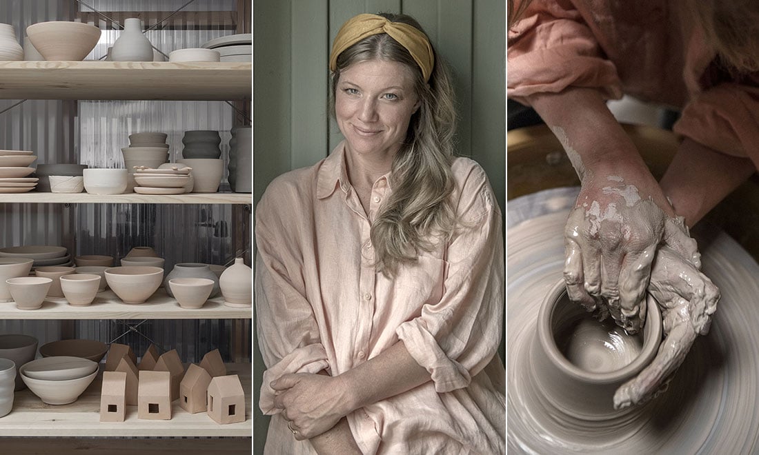 Linn blev utbränd – startade drejverkstad: ”Att vara närvarande är hela grejen”