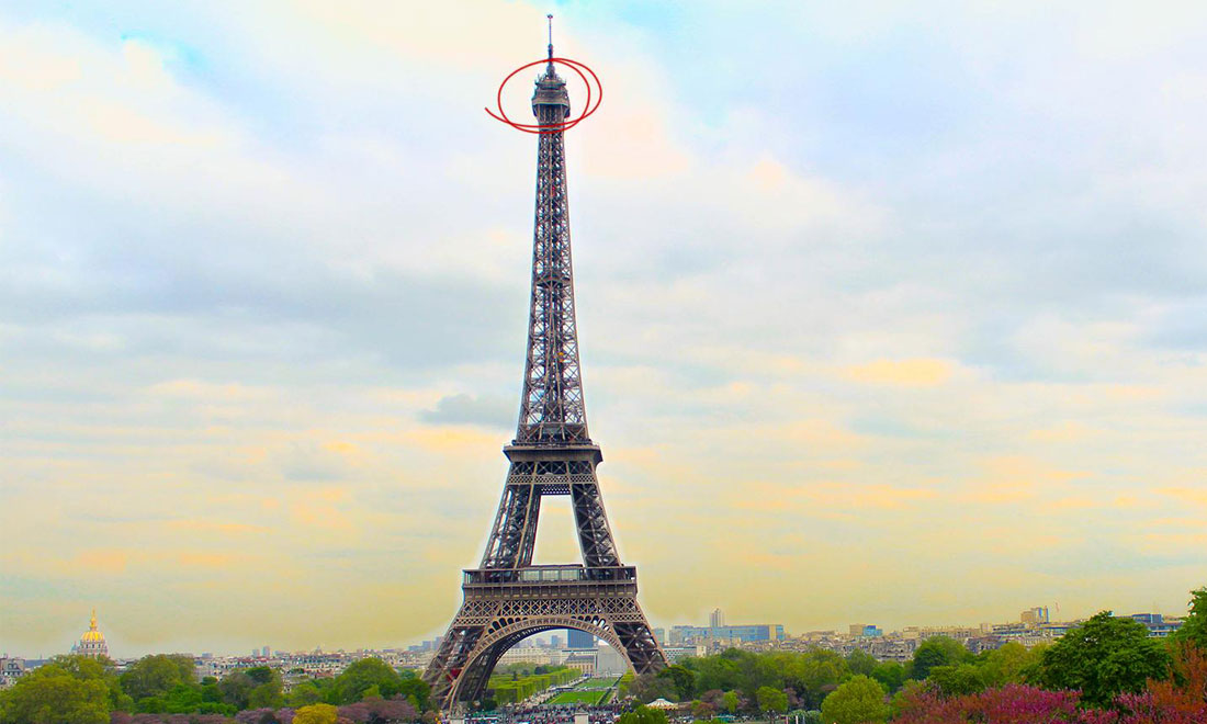 Hemliga lägenheten högst upp i Eiffeltornet – 100 kvadrat på 300 meters höjd