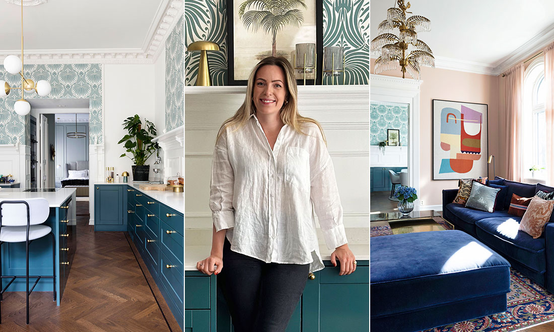 Emilie och Marius förvandlade 1800-talslägenheten med färg: ”Ville inte ha för mycket vitt”