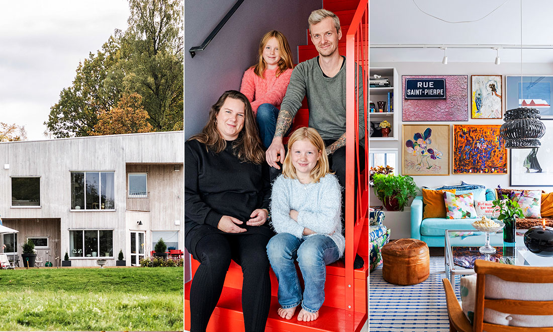 Tove ritade huset själv och fyllde det med färg och personlighet: ”Det känns häftigt att ha skapat det här”