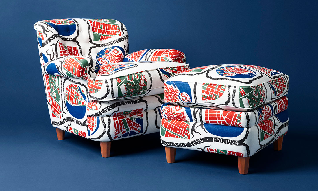 Kartmönster av Josef Frank säljs nu för första gången – hämtat från Svenskt Tenns arkiv