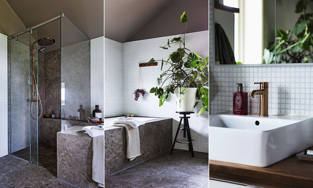 Familjen renoverade badrummet med enkla medel – kika in!