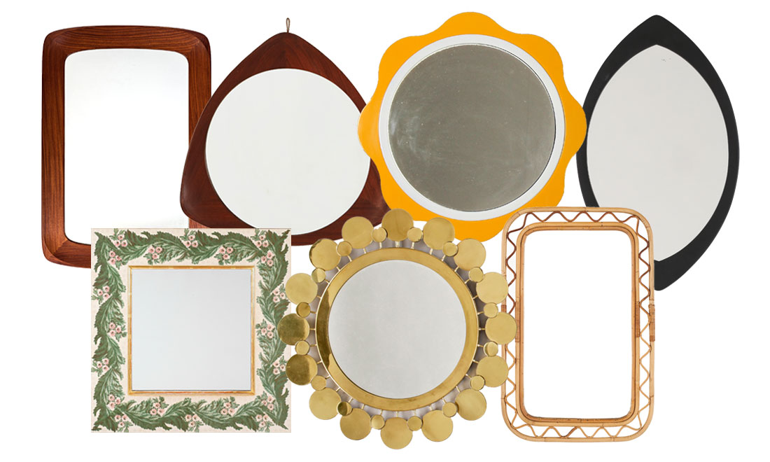 19 speglar från förr – att fynda på loppis och auktion