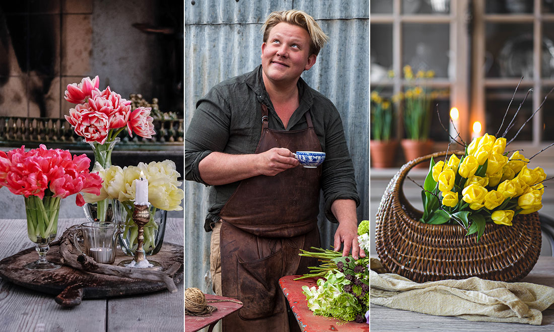 Karl Fredriks bästa tulpantips: ”Det blir väldigt effektfullt!”