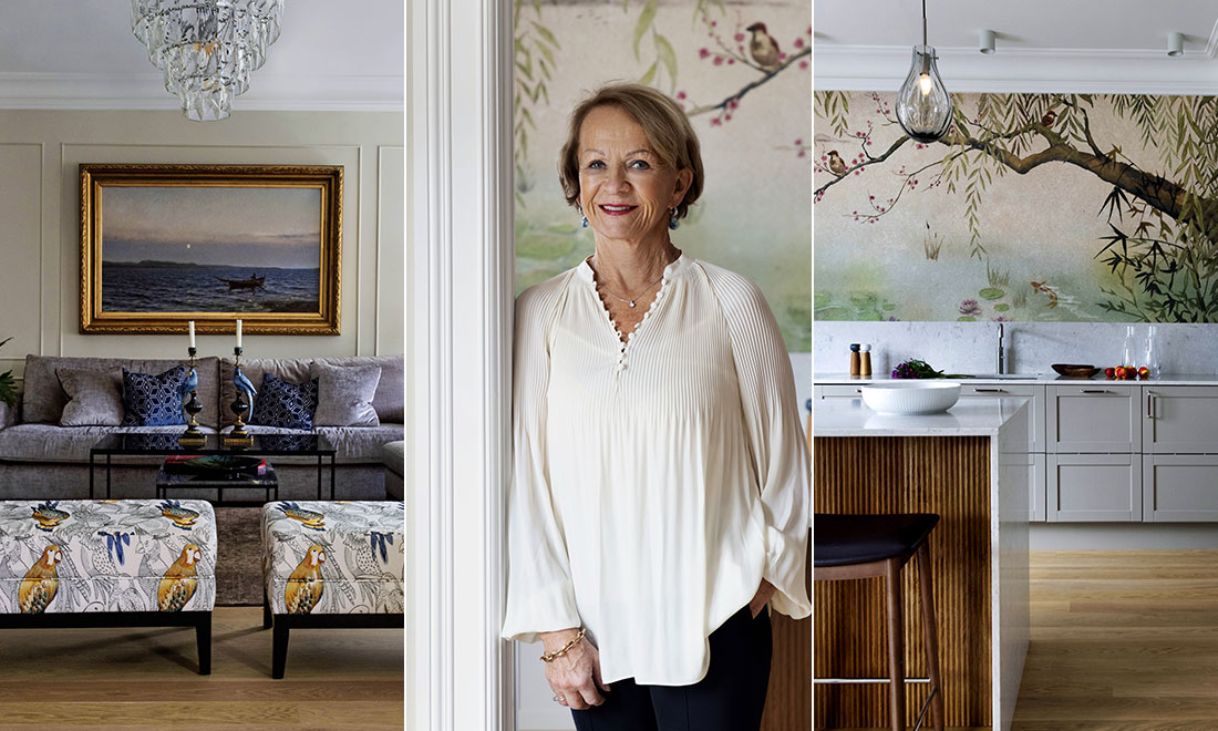 Så renoverade Birgit nedslitna 20-talslägenheten: ”Målet var att vi inte skulle vilja flytta”