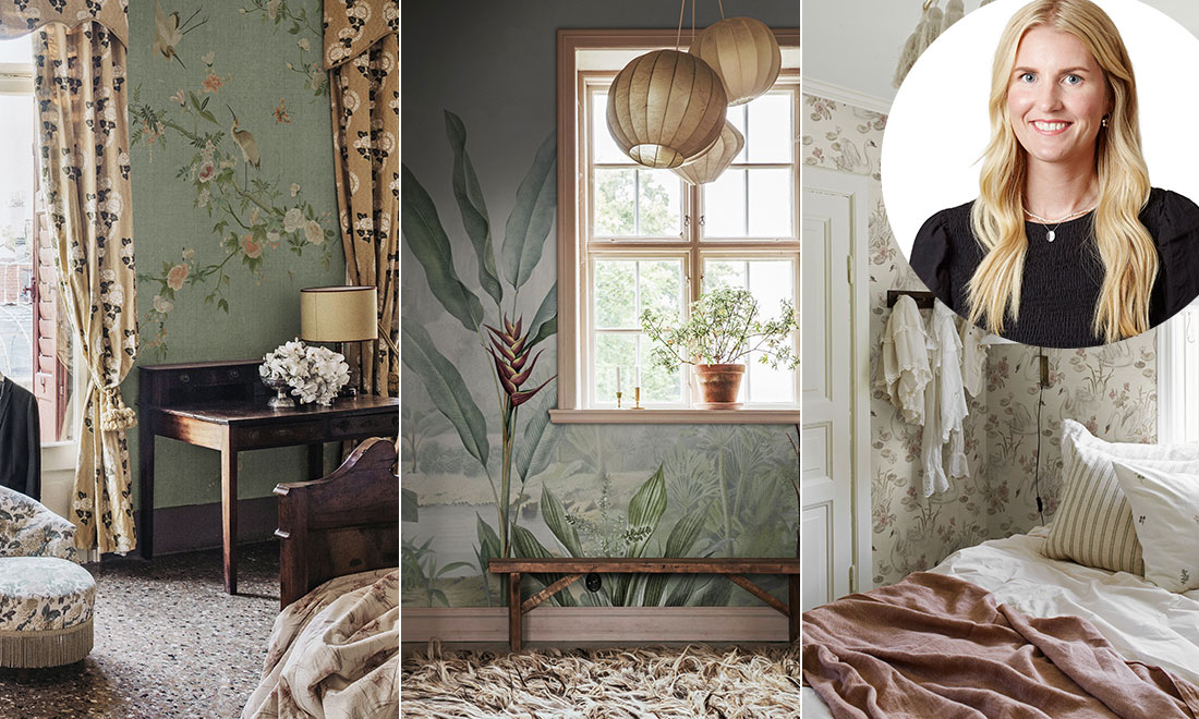 Inredaren tipsar – 5 knep när du ska inreda med tapet