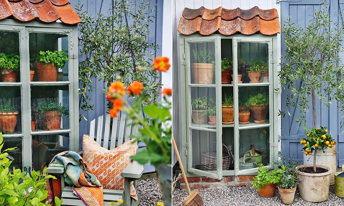 Bygg ett eget miniväxthus av gamla fönster – enkel guide