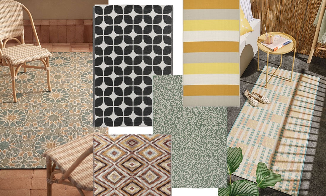 8 fina utomhusmattor för altanen och balkongen 