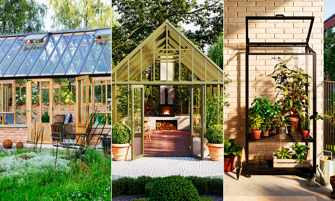 10 fina växthus 2024 – i olika storlekar
