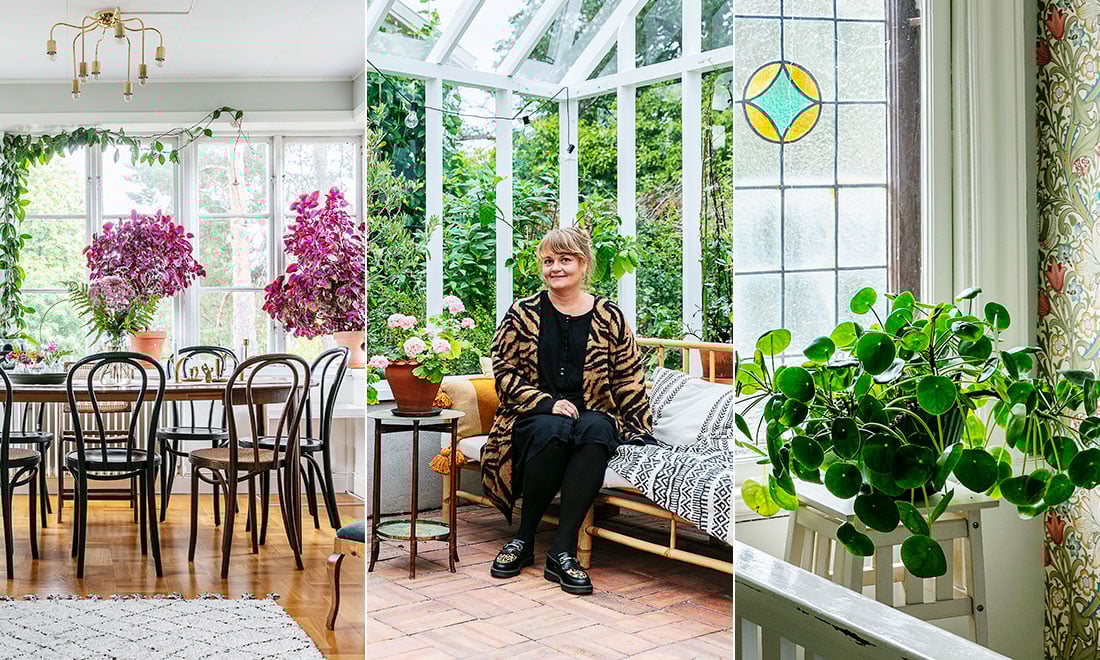 Kika in hemma hos Instagramprofilen Malin Brostad: ”Jag älskar att inreda med växter”