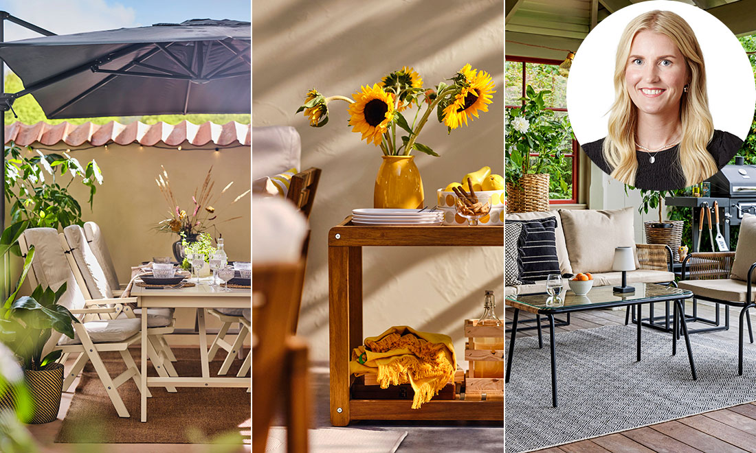 Inredaren tipsar: Så lyckas du med inredningen av uteplatsen