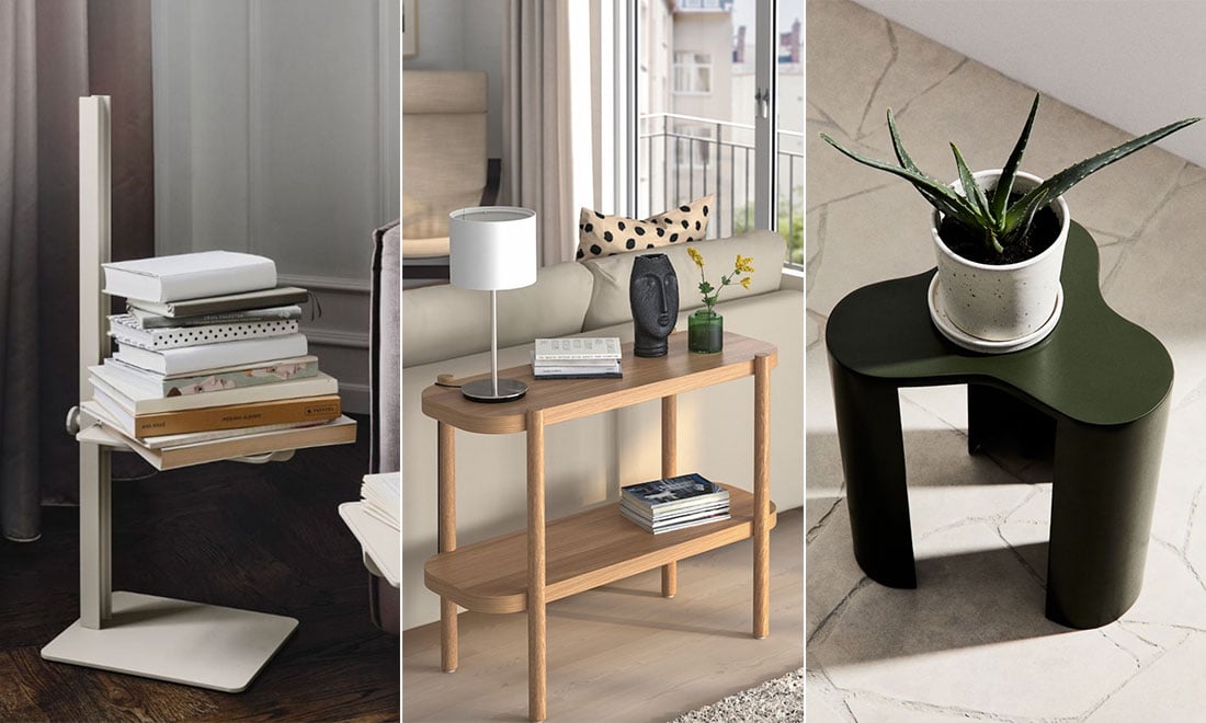 10 fina avlastningsbord – i olika färger och storlekar