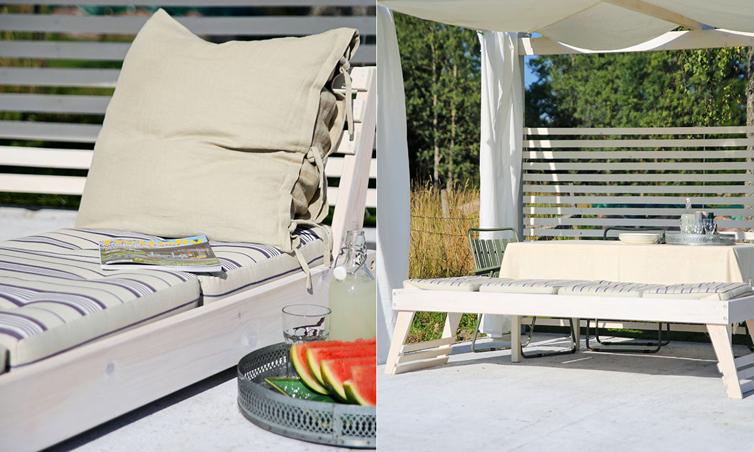 Bygg en multifunktionell bänk till uteplatsen – steg för steg