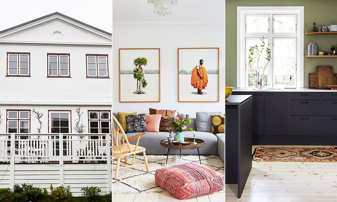 Kika in i den vackra prästgården – med inredning inspirerad av Marocko