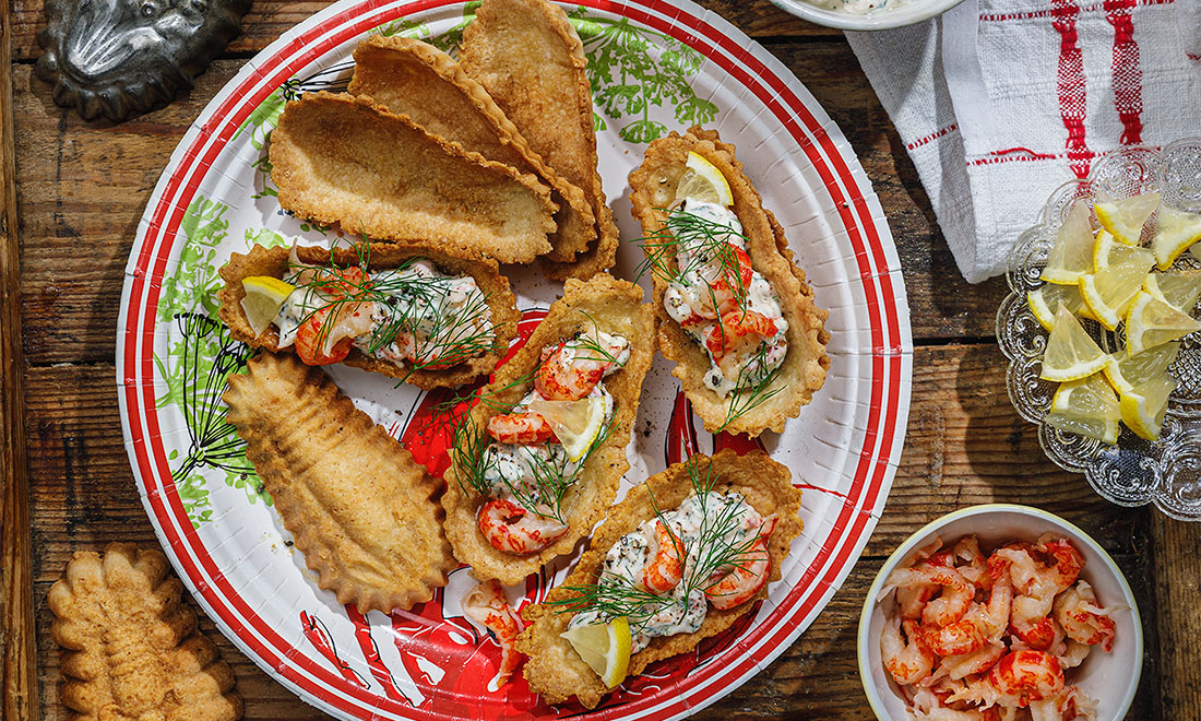 Recept: Mandelformar med kräftskagen