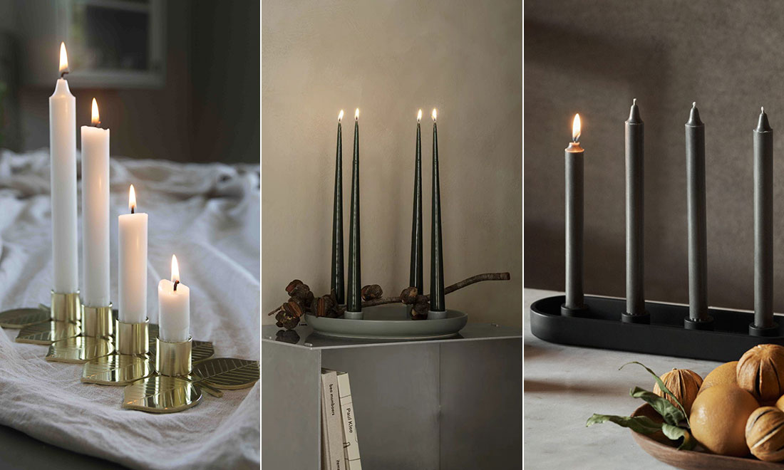 Räkna ner till jul med stil  – 8 fina adventsljusstakar