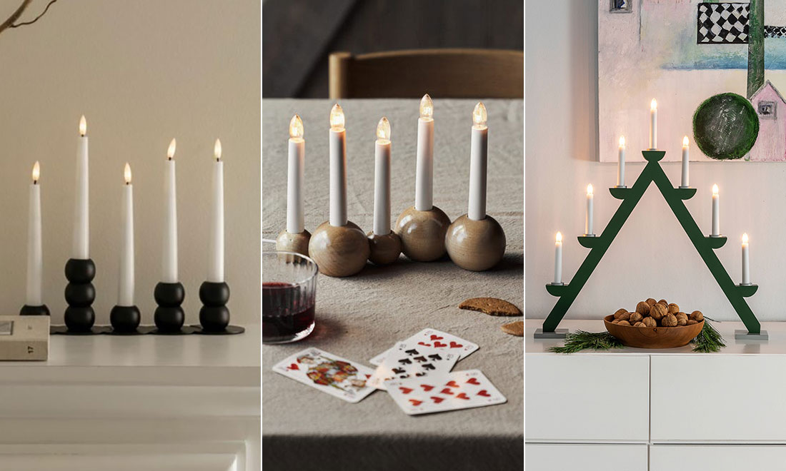 Säsongens fina och stilrena elljusstakar – 9 köptips