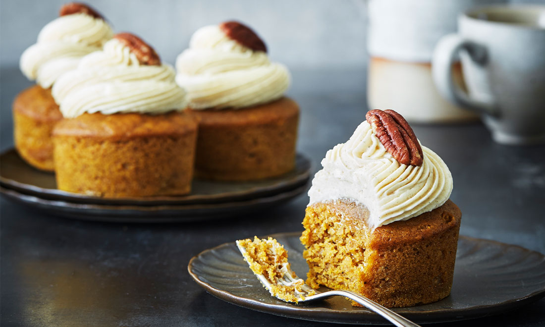 Recept: Pumpamuffins med kanelfrosting