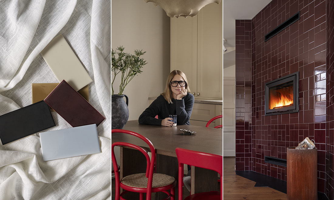 Modeskaparen Carin Wester gör kakelkollektion med  Höganäs Kakel