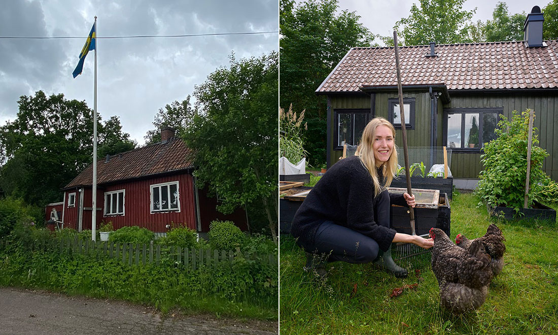 Anna förvandlade fallfärdigt torp till mysigt hem: ”Allt är återbruk”