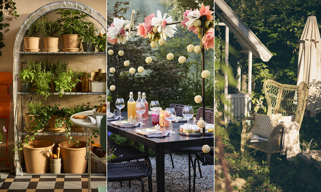 Ikea släpper nyheter för balkongen, uteplatsen och trädgården – se bilderna!