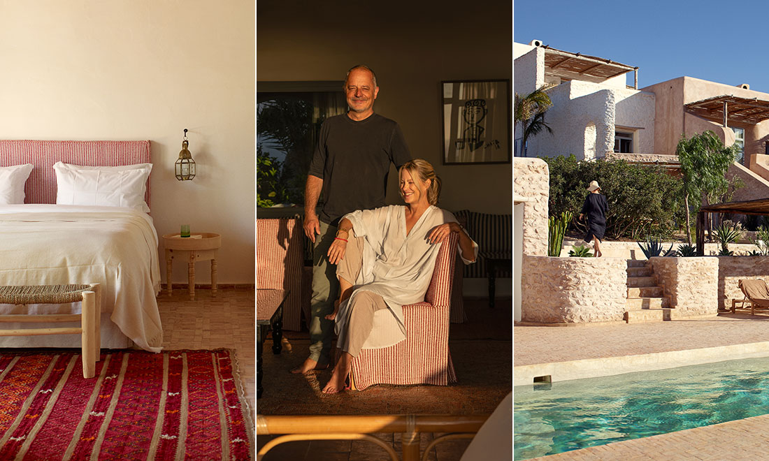 Kika in i Filippa K-grundarens hotell i Marocko