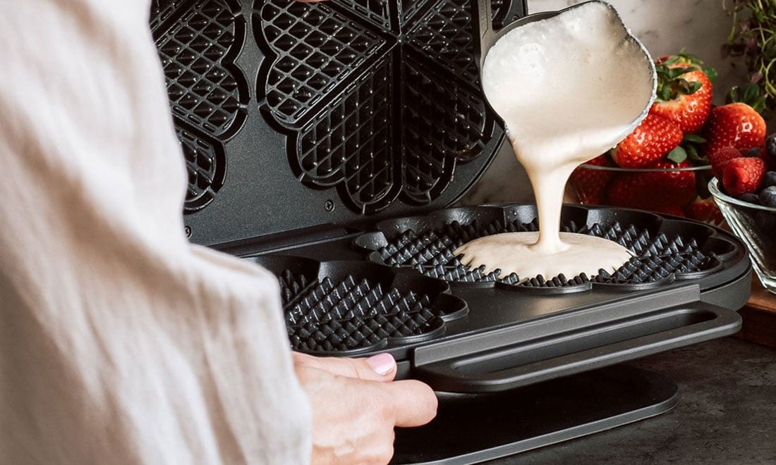 Så rengör du våffeljärnet – med superenkla knepet