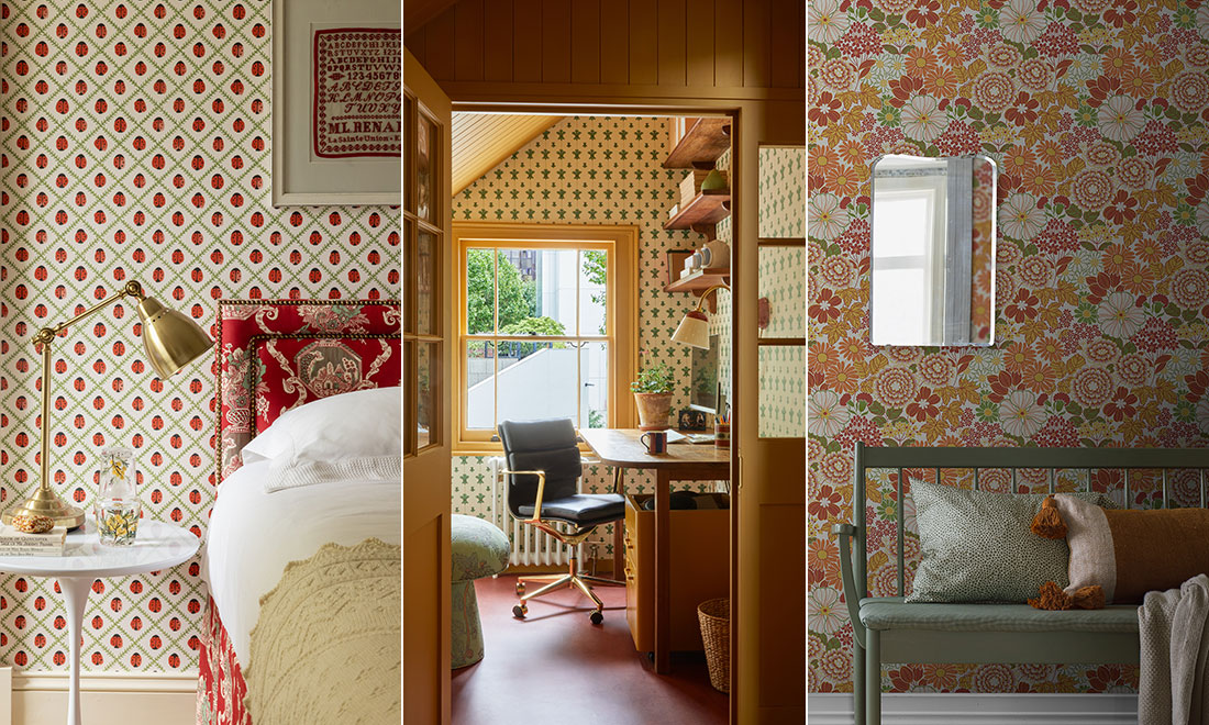Så väljer du rätt tapet – i köket, sovrummet och hemmakontoret