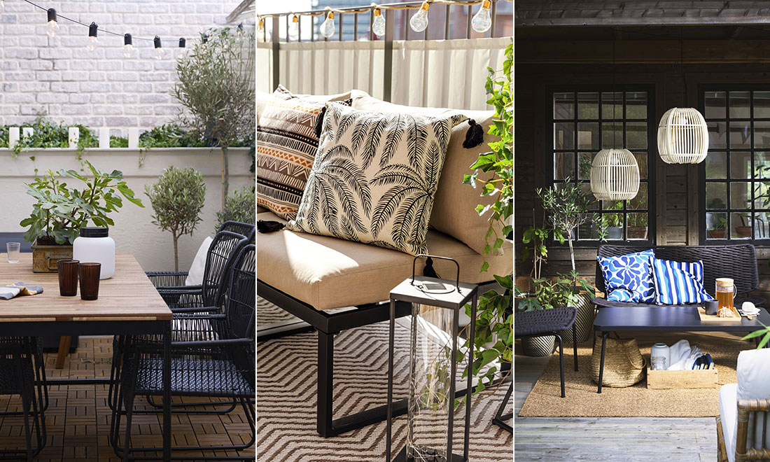 9 fina idéer för uteplatsen och balkongen