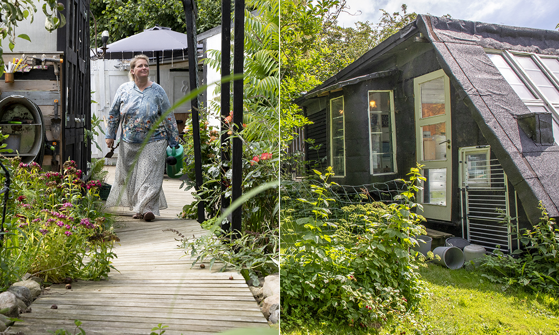 Lærke byggde eget tiny house på 14 kvadrat: ”Jag hade aldrig byggt något annat än ett fågelholk”