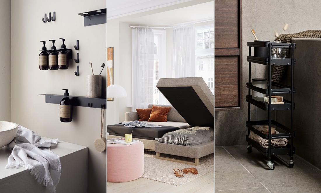 Smarta förvaringstips för dig som bor på liten yta – för hemmets alla rum